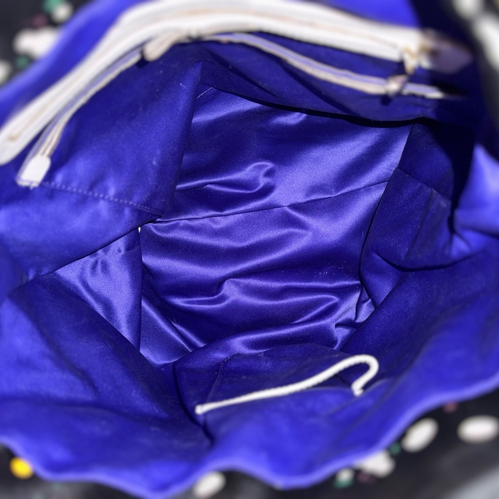 Henri Bendel Black Multicolor Splatter Backpack - Picture 4 of 8